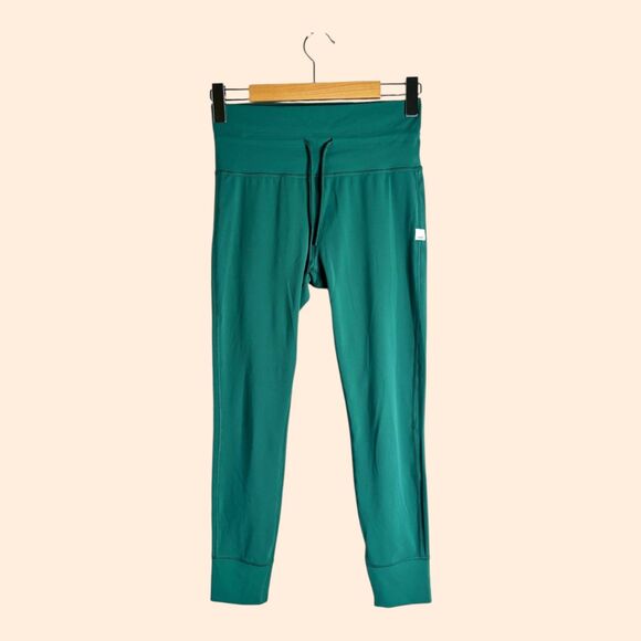 Vuori Pants - Vuori Teal Green High-Waist Leggings